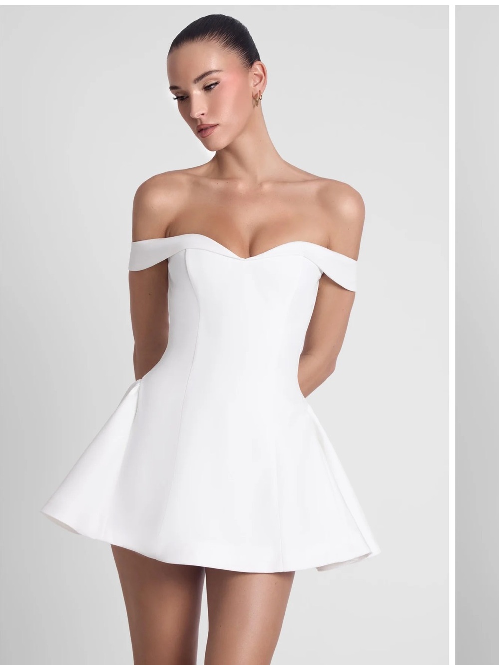 LEAU RAQUEL BABYDOLL CORSET MINI DRESS IN SIZE SMALL